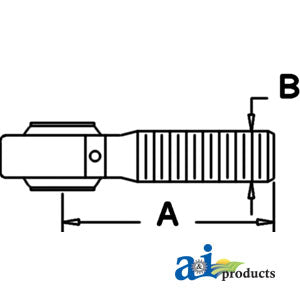 A-AL37193 Tie Rod End PN: AL37193