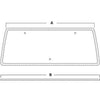 A-AM137460 Glass, Rear PN: AM137460