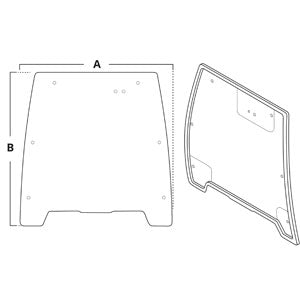A-AM141841 Glass, Windshield PN: AM141841