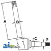 A-AR50981 Spindle (RH/LH) PN: AR50981