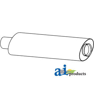 A-AR53749 Muffler PN: AR53749