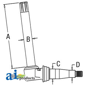 A-AR67417 Spindle (RH/LH) PN: AR67417