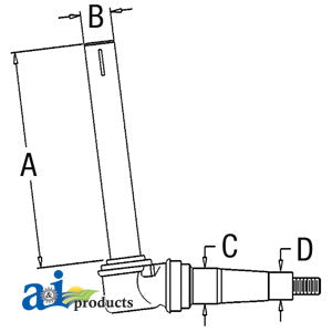 A-AR91150 Spindle (RH/LH) PN: AR91150