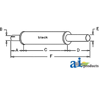 A-AT13310 Muffler PN: AT13310
