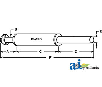 A-ATJ5473 Muffler PN: ATJ5473