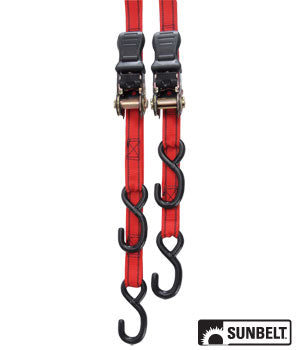 A-B1312620 PRO GRIP Ratchet Tie Down, Standard Duty, 6' x 1