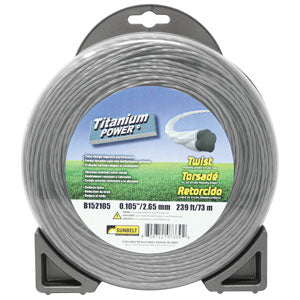 A-B152105 Titanium Power Trimmer Line, .105