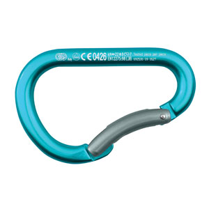 A-B1AB265000100KK CARABINER, PADDLE BENT GATE POLISHED PN: B1AB265000100KK