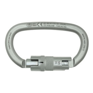 A-B1AB412110ZOZKK CARABINER, OVALONE CARBON AUTO BLOCK BLACK ANSI PN: B1AB412110ZOZKK