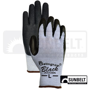 A-B1C3000BKXL XL, Bellingham? Black Premium Latex Palm Dip PN: B1C3000BKXL