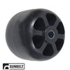 A-B1CO109 WHEEL-DECK, SMOOTH, 3.875X4, BLACK PN: B1CO109