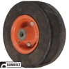 A-B1CO84 WHEEL-SMOOTH, 9X3.5X4, 4 PLY, ORANGE PN: B1CO84