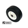 A-B1CO8866 WHEEL-SMOOTH, 8X3X4, SOLID, WHITE PN: B1CO8866