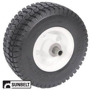 A-B1CO8867 WHEEL-TURF, 9X3.5X4, SOLID, WHITE PN: B1CO8867