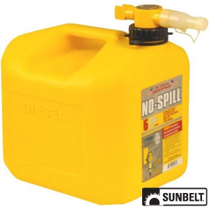 PART NO. A-B1NS1457. Fuel Can, No-Spill CARB Diesel Can (5 gallon)