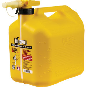 A-B1NS1467 Fuel Can, No-Spill CARB Diesel Can w/ View Stripe (5 gallon) PN: B1NS1467