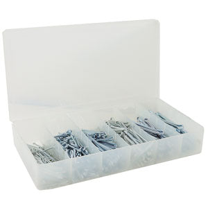 A-B1SB11 COTTER PIN ASSORTMENT, 555 PIECES PN: B1SB11