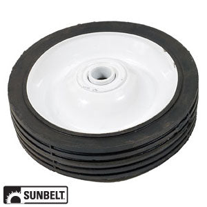 A-B1SB273 WHEEL-DECK, 5X1.25, RIBBED, STEEL, WHITE PN: B1SB273
