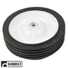 A-B1SB273 WHEEL-DECK, 5X1.25, RIBBED, STEEL, WHITE PN: B1SB273
