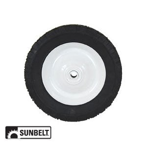 A-B1SB278 WHEEL-DECK, 8X1.75, DIAMOND, STEEL,WHITE PN: B1SB278