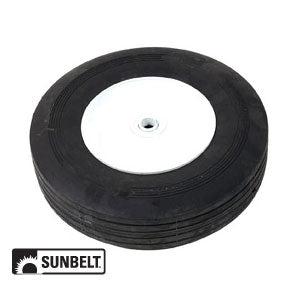 A-B1SB289 WHEEL-DECK, 10X2.75, RIBBED, STEEL-WHITE PN: B1SB289