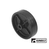 A-B1SB430 WHEEL-DECK, 5X1.375, SMOOTH, BLACK PN: B1SB430