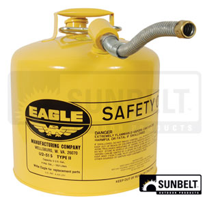 A-B1SCD6 Eagle 5 Gal Diesel Safety Can Type 2 HD PN: B1SCD6