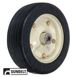 A-B1WL46 WHEEL-DECK, 10X3.25, RIBBED, STEEL-TAN PN: B1WL46