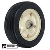 A-B1WL46 WHEEL-DECK, 10X3.25, RIBBED, STEEL-TAN PN: B1WL46