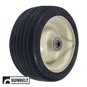 A-B1WL47 WHEEL-DECK, 8X3.5, RIBBED, STEEL-TAN PN: B1WL47