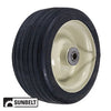 A-B1WL47 WHEEL-DECK, 8X3.5, RIBBED, STEEL-TAN PN: B1WL47