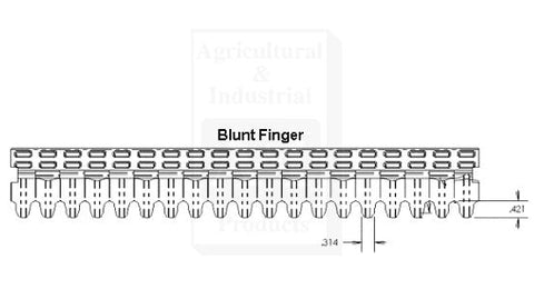 A-AH96771 Sieve, Bottom, Blunt Finger Adjustable PN: AH96771