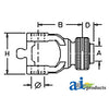 A-141028359 Yoke, CV, Type 80, 1 3/8