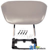 A-BRK65GRV Backrest Extension Kit, GRY VINYL (For use on MSG 65 & 75 Seats) PN: BRK65GRV