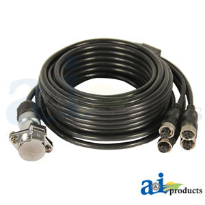 A-C104M CabCAM 4 Way Splitter, Monitor End PN: C104M