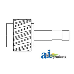 A-C5NF17373B Gear, Tachometer Drive PN: C5NF17373B