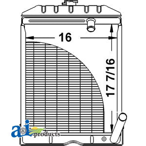 A-C5NN8005AB Radiator PN: C5NN8005AB