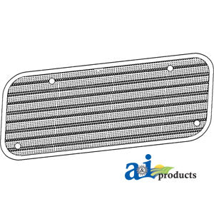 A-C5NN8A163A Screen, Upper Grille PN: C5NN8A163A