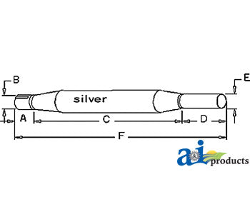 A-C9NN5230C Muffler PN: C9NN5230C