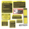 A-CAUKIT Decal Set, Universal Caution PN: CAUKIT
