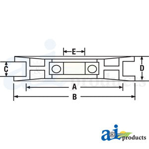 A-B1SB10155 Flat Idler PN: B1SB10155