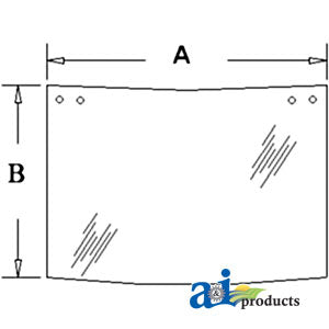 A-D129968 Glass, Rear, Center PN: D129968