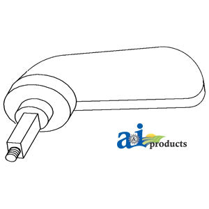 A-D6NN16N644A Bonnet Handle PN: D6NN16N644A