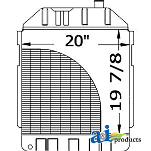 A-D6NN8005D Radiator PN: D6NN8005D