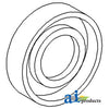 A-D9NN7R510BA Oil Seal, Clutch Release Bearing Hub PN: D9NN7R510BA