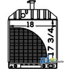 A-E0NN8005FA15L Radiator w/ Oil Cooler PN: E0NN8005FA15L