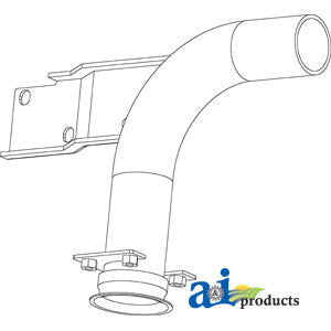 Elbow, Exhaust Inlet Pipe E3NN5246BA11B A&I Part No: A-E3NN5246BA11B