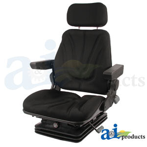 A-F10A260 Seat, F10 Series, Air Suspension / Armrest / Headrest / Black Cloth PN: F10A260