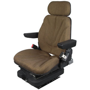 A-F10A4012 Seat, F10 Series, Low Pro Air Suspension, Brown Cloth PN: F10A4012