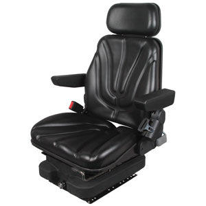 A-F10A4015 Seat, F10 Series, Low Pro Air Suspension, Black Vinyl PN: F10A4015